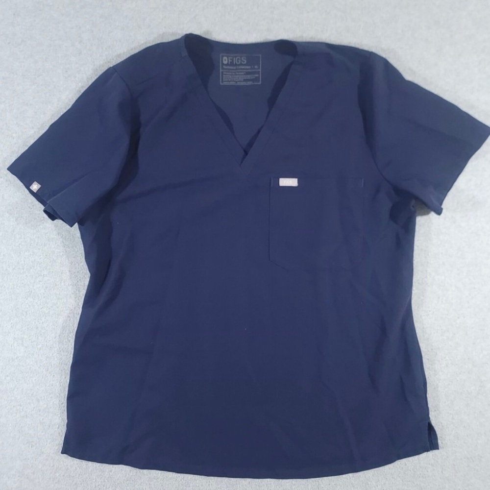 Figs Technical Collection Catarina Scrub Top Womens XL Blue FW1000